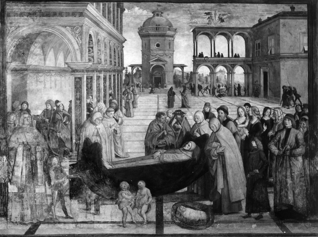 San Bernardino (dipinto) di Bernardino di Betto detto Pinturicchio (secc. XV/ XV